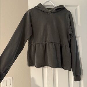 Maurices Gray Hooded Sweater